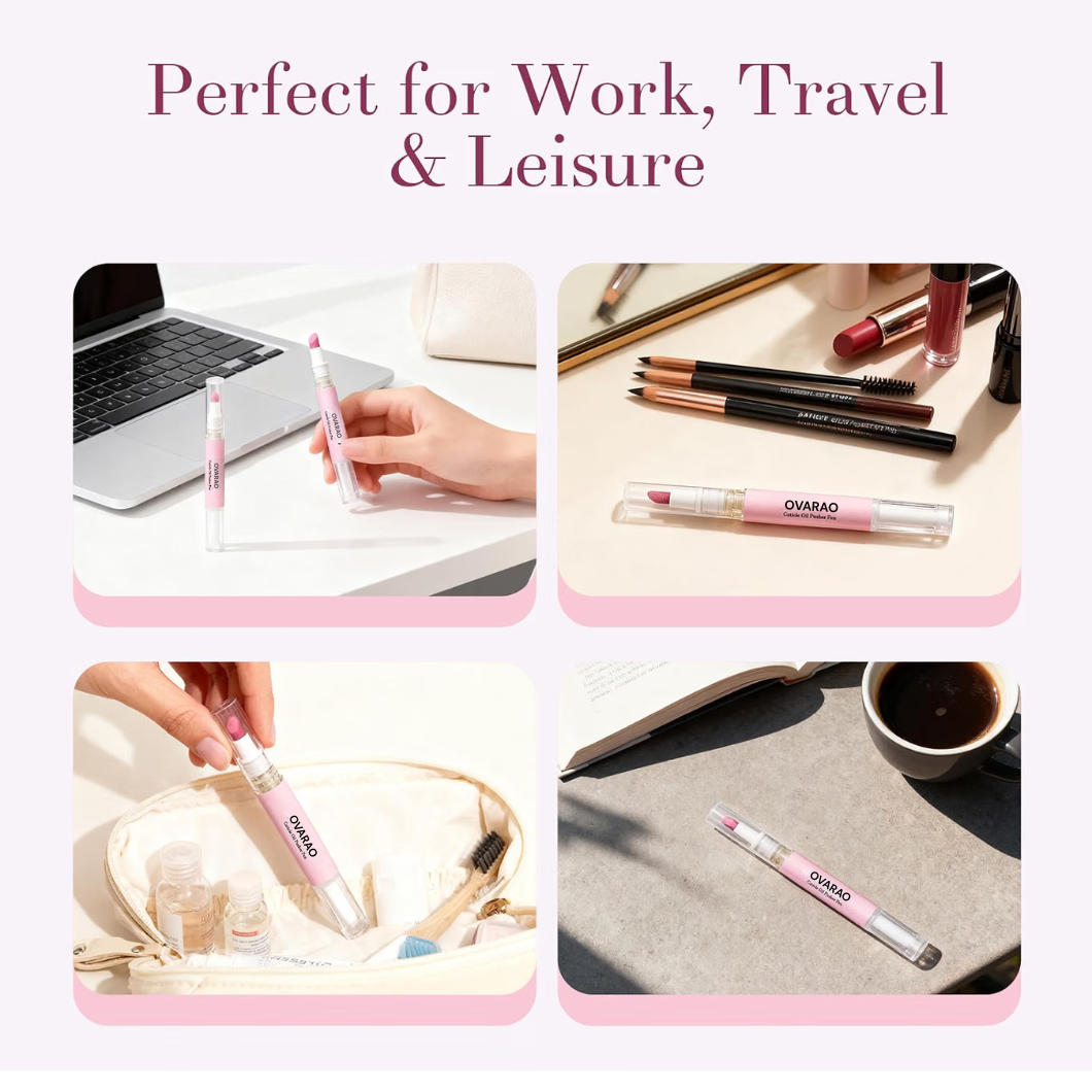 Ovarao 2-in-1 Cuticle Oil Pusher Pen